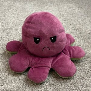 Reversible Angry Octopus Plushy
